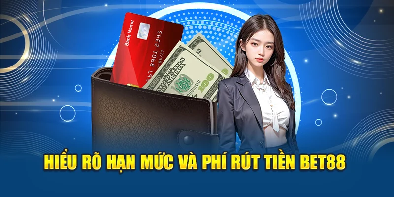 Hiểu rõ hạn mức, phí rút tiền Bet88