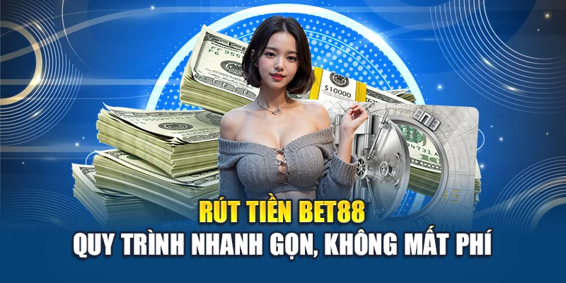 Rút tiền Bet88 – an toàn, nhanh chóng, không phí